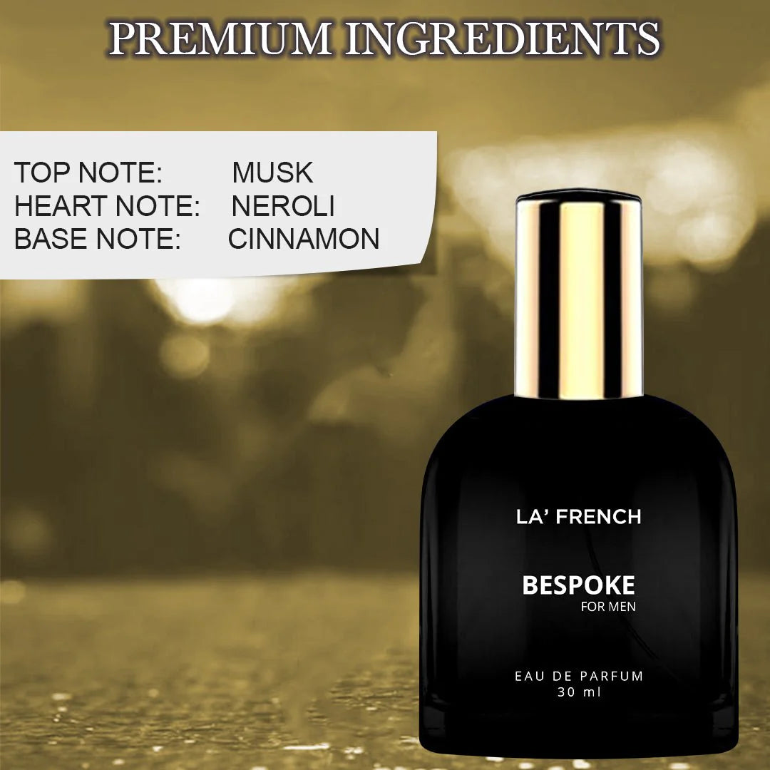 Bespoke Perfume for Men | Blend of Zesty citrus, Musk, Neroli & Cinnamon notes | Long-Lasting Eau De Parfum | Ideal Gift for Him |30ML Luxury Fragrance Scent