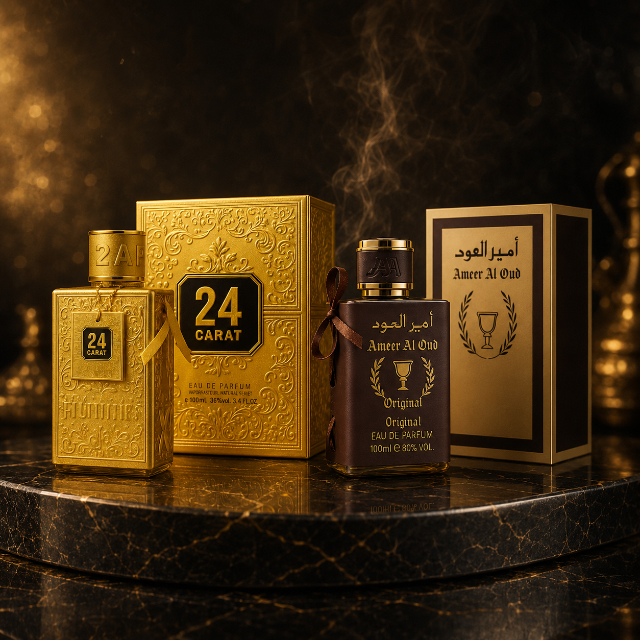 Royal Perfume Combo – Ameer Al Oud + 24 Carat | 2 × 100ml