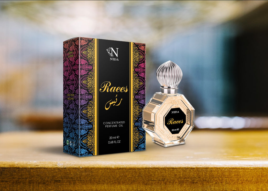 Shaikh Raees Attar Sweet Arabic Unisex Perfume Non-Alcoholic Roll-On Long-Lasting Luxurious & Inviting Fragrance 20ml