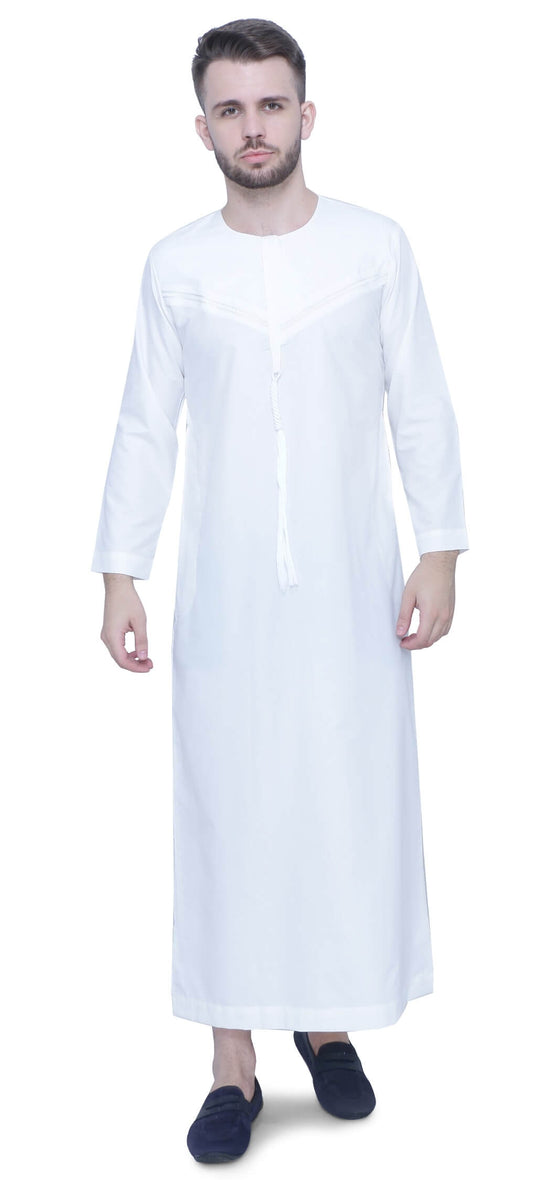 Emirati Omani Thobe White