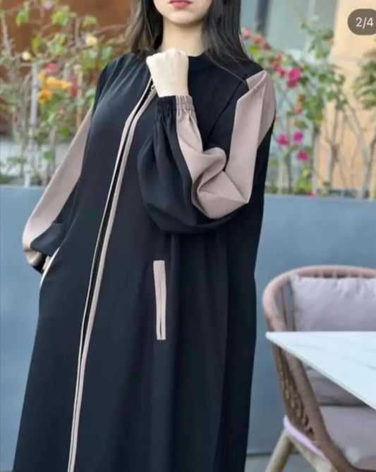 Classic Solid Abaya for Women