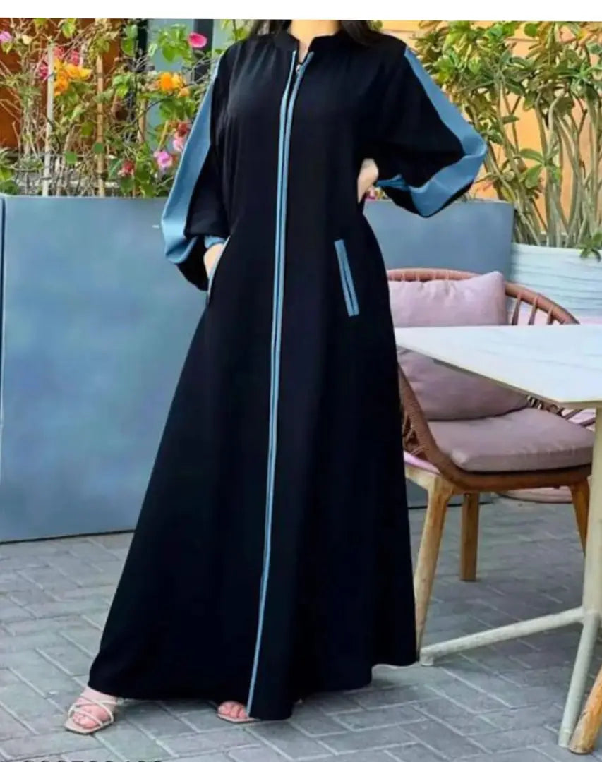 Classic Solid Abaya for Women