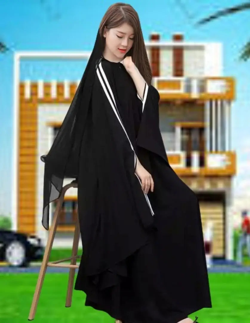 Classic Solid Abaya for Women