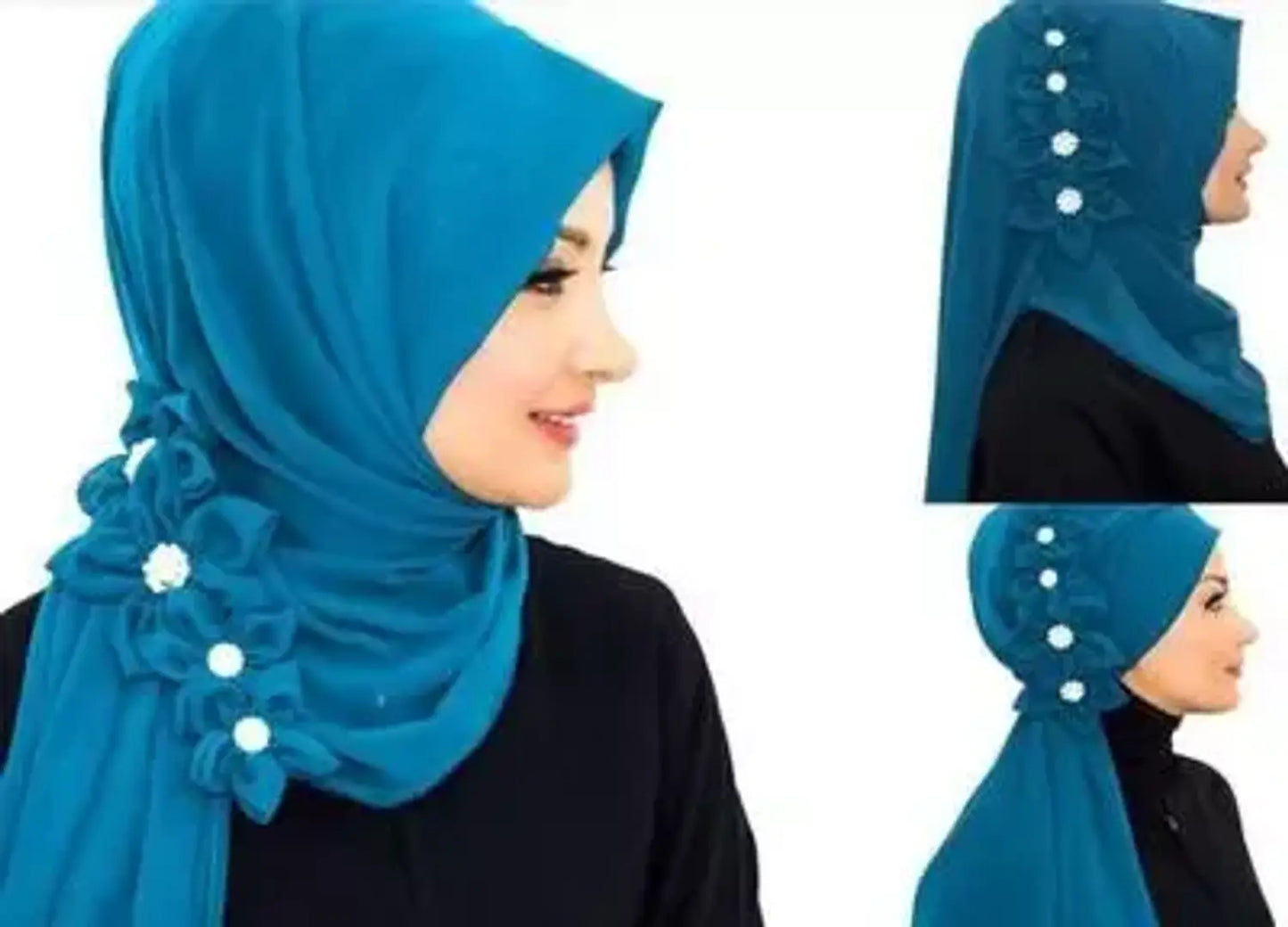 Modest Fashionable Womens Burkha in Blue color