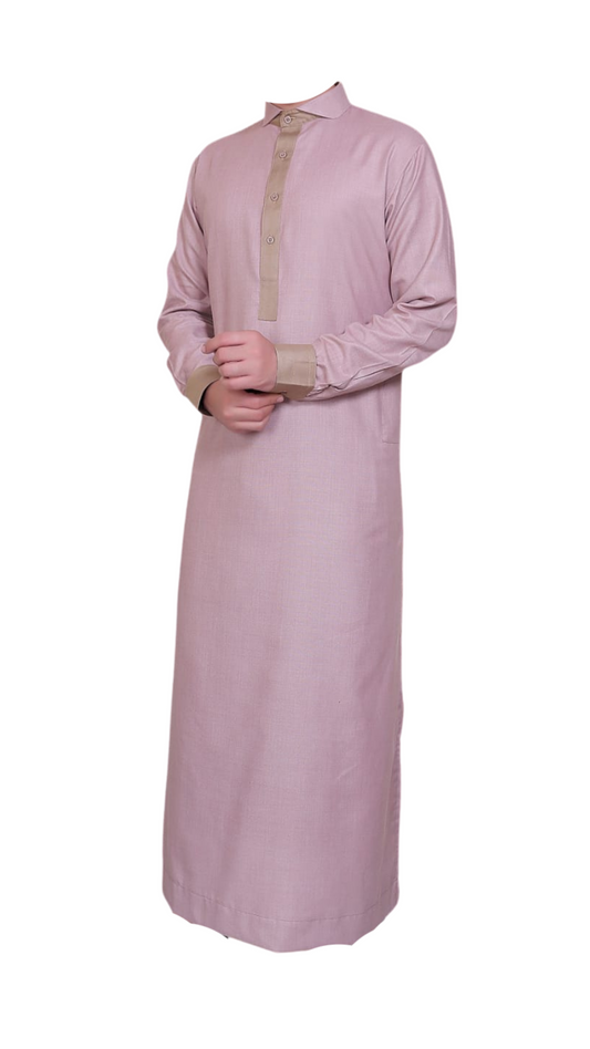 Pink omani thobe