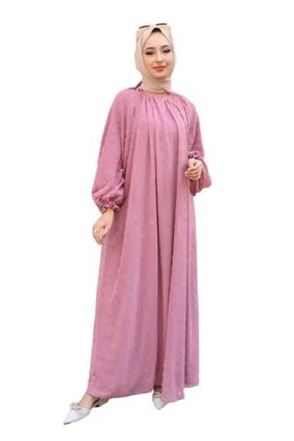 Stylish Fancy Cotton Solid Abaya For Women