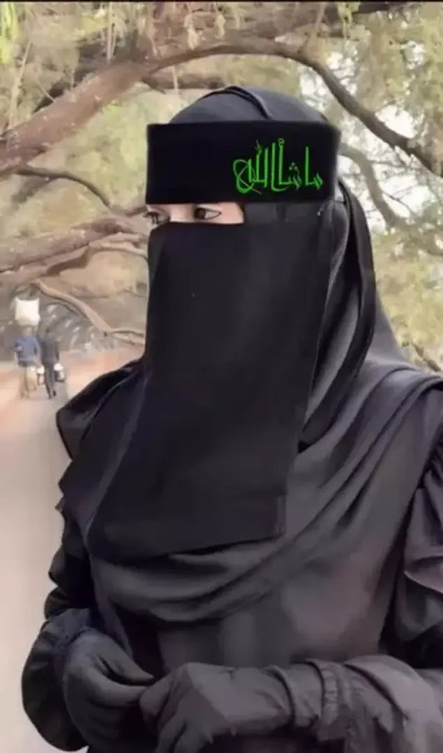 Modest Fashionable Womens Burkha in Black color